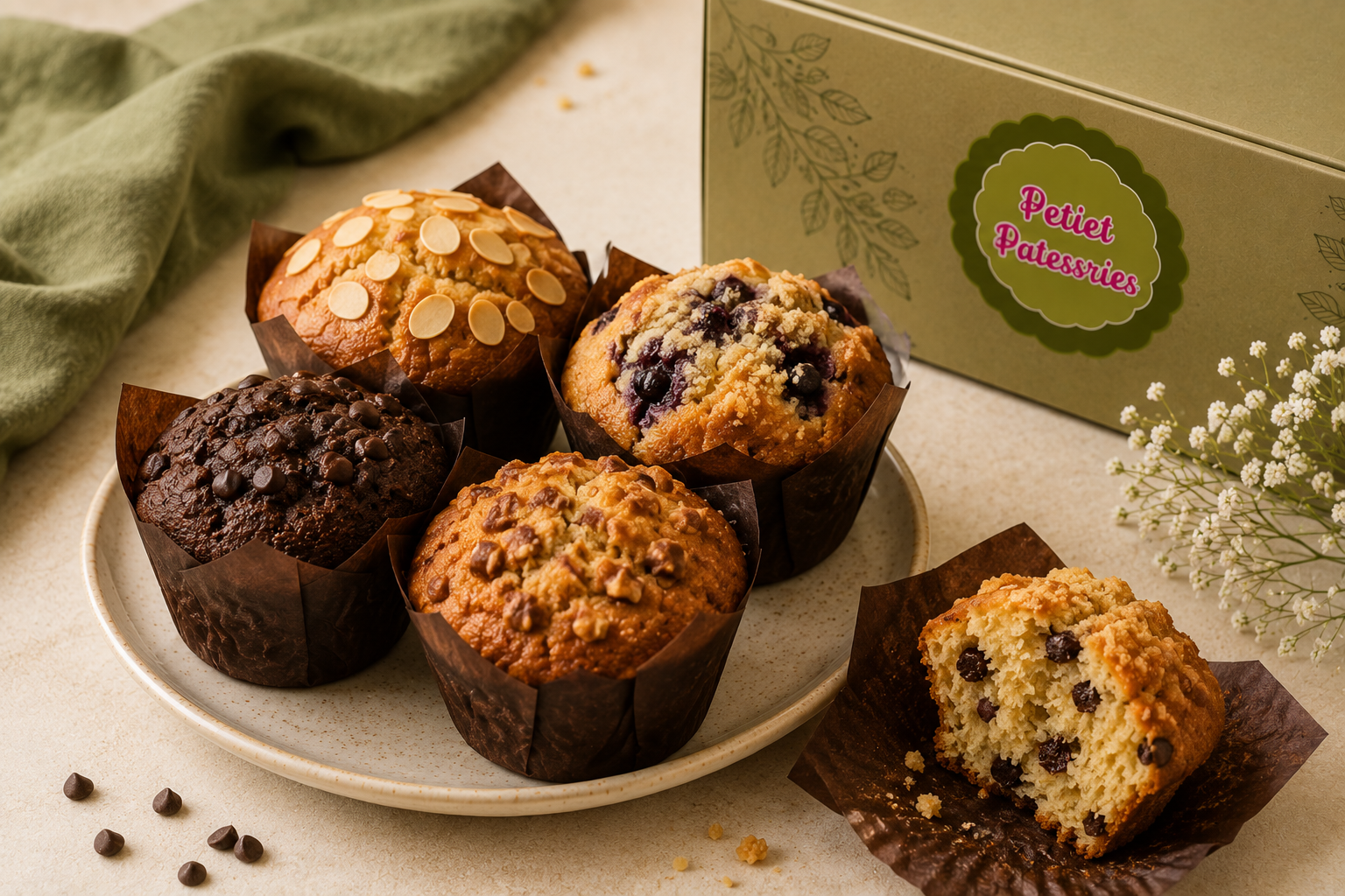 Petiet Patessries handcrafted eggless muffins