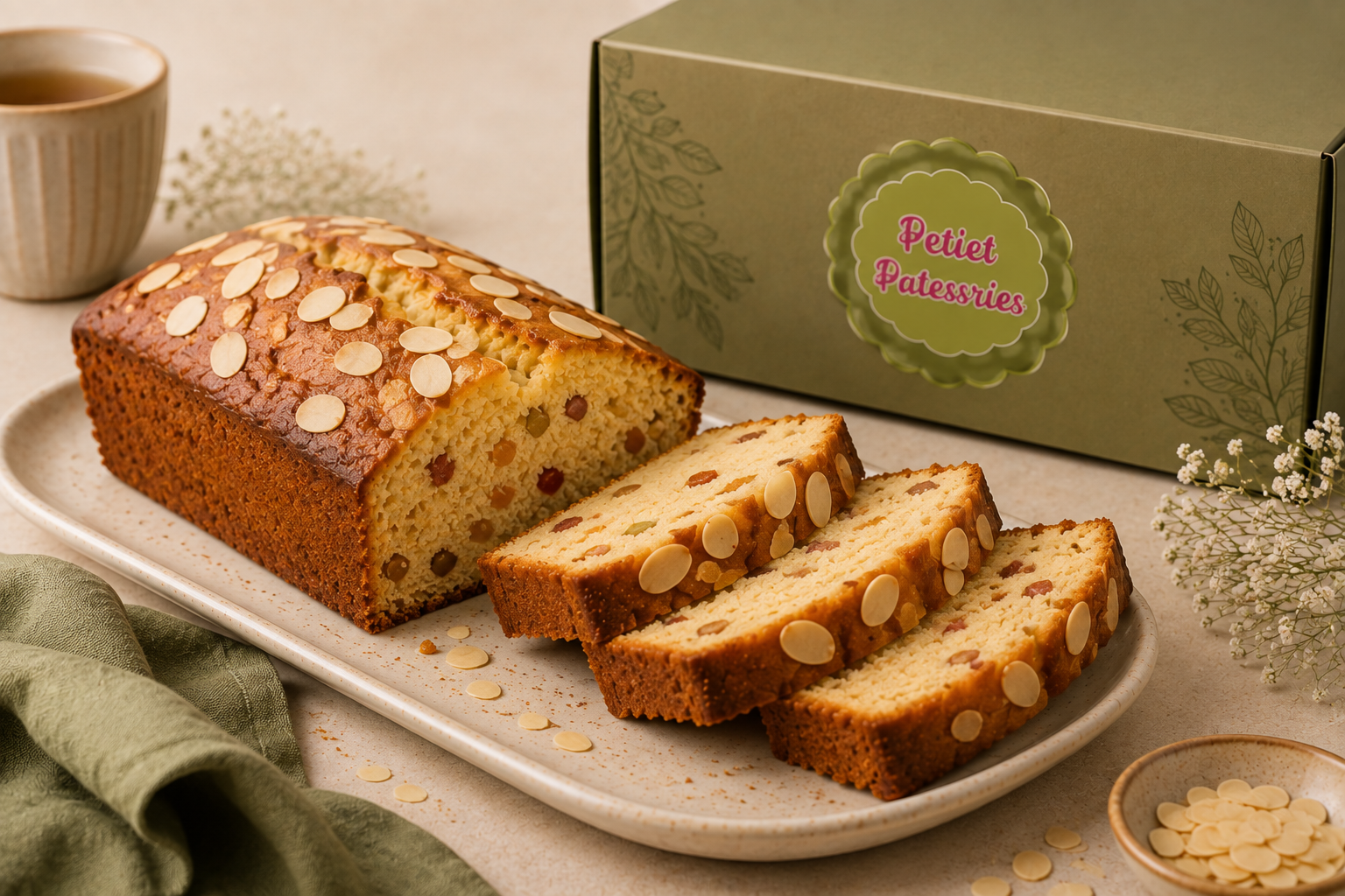 Petiet Patessries freshly baked eggless tea cakes